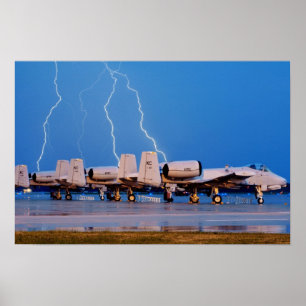 Póster A-10 rayo II