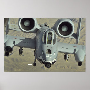 Póster A-10 rayo II
