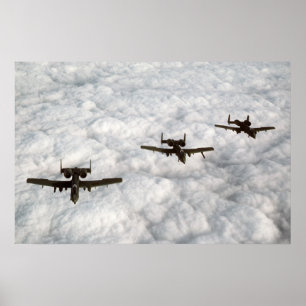 Póster A-10 rayo II