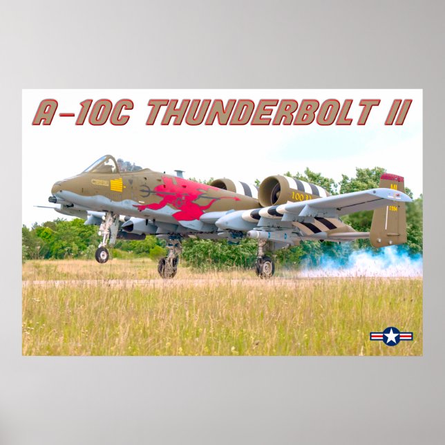 PÓSTER A-10C THUNDERBOLT II (Frente)