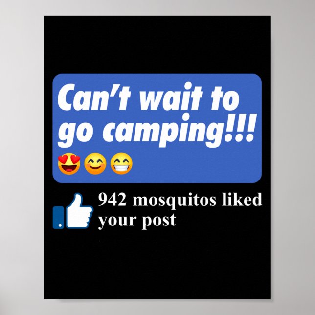 Póster A 942 mosquitos les gustó la publicación meme de m (Frente)