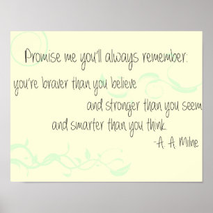 Póster A. A. Milne Poster