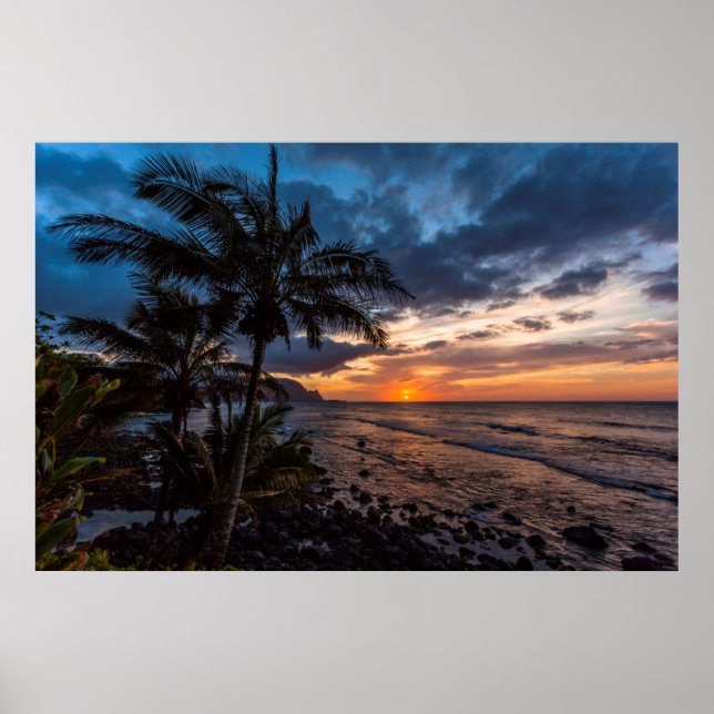 Póster A beautiful sunset (Frente)