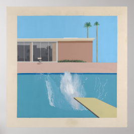 Póster A Bigger Splash – California Pool Print Hockney