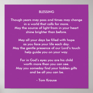 PÓSTER A BLESSING