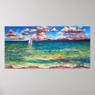 Póster A Boat On The Jamaican Sea