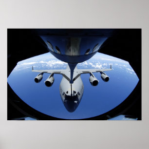 Póster A.C. - 17 Globemaster III recibe el combustible