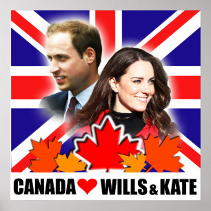 Póster A Canadá le encanta el Poster de Prince William & 