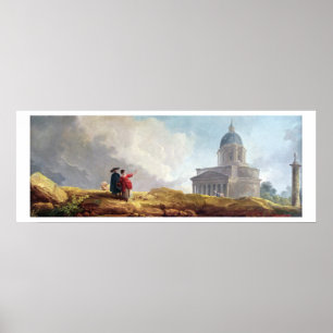 Póster A Church Displayed to a Traveller in an Extensive