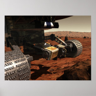 Póster A close-up view of the arm on NASA's Mars