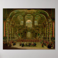 A Dance in a Baroque Rococo Palace