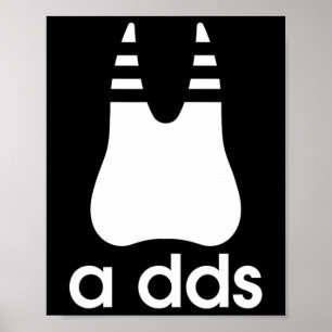 Póster A Dds - Dentista Dentista Divertida Medicina Denta