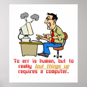 Póster A Err de verdad es la computadora (1)