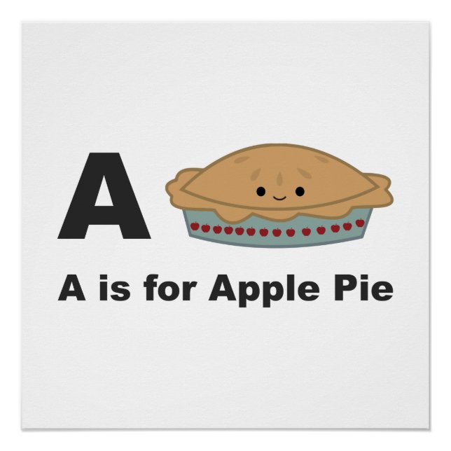 Póster A es para Apple Pie (Anverso)