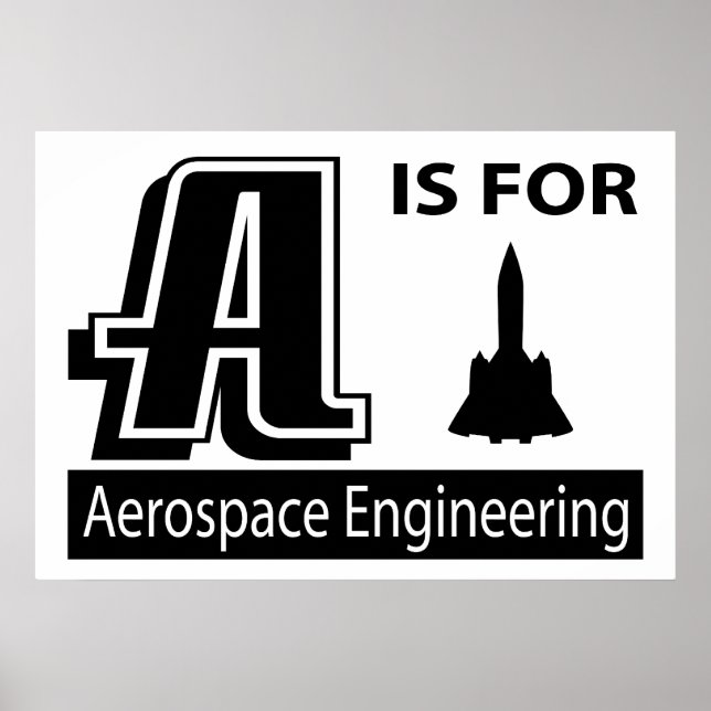 Póster A Es Para Ingeniería Aeroespacial (Frente)