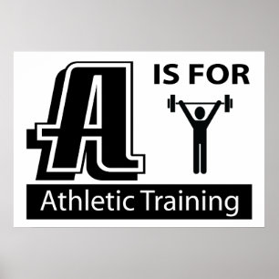 Póster A está para el entrenamiento atlético