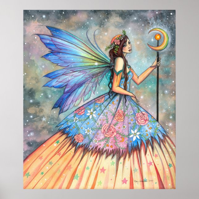 Póster A Faerie Queen Fantasy Art by Molly Harrison (Frente)