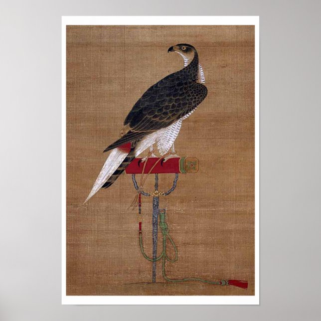 Póster A Falcon - 16th Century Korean Scroll (Frente)