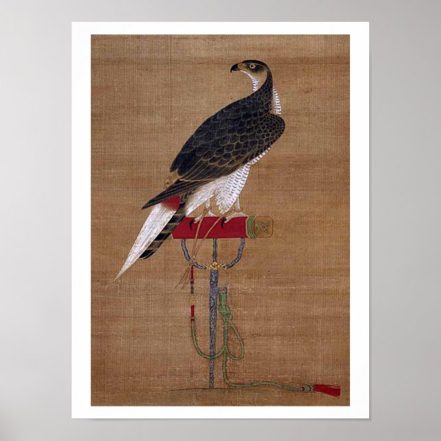 Póster A Falcon - 16th Century Korean Scroll (Frente)