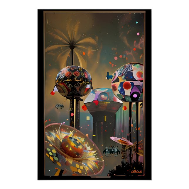 Póster A Future With Nothing to Game (Anverso)