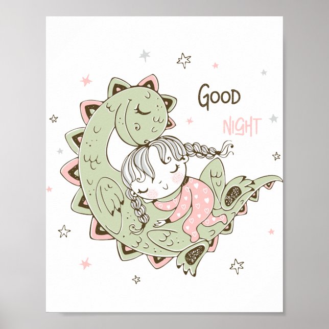 Póster A Girl and Her Dragon (Frente)