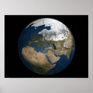 Póster A global view over Europe and Scandinavia