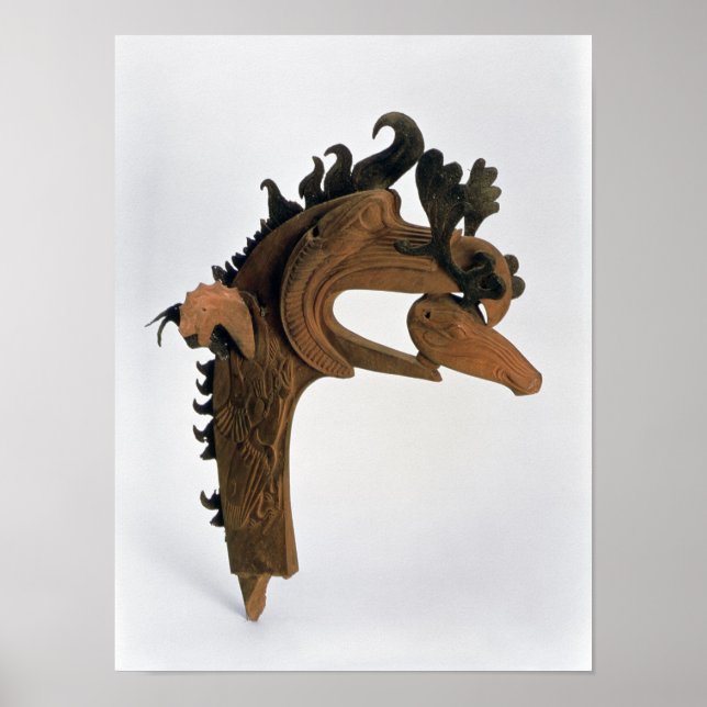 Póster A griffin holding a deer in its beak (Frente)