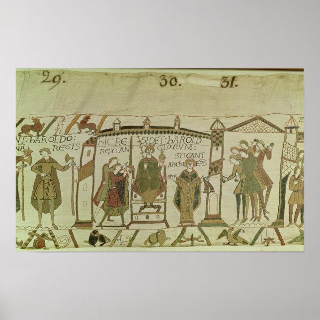 Póster A Harold se le ofrece la corona y la (Frente)