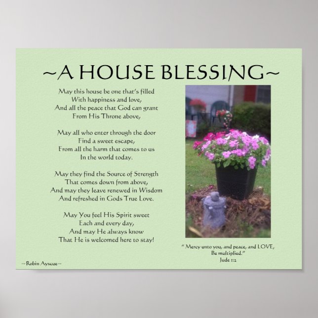 PÓSTER A HOUSE BLESSING (Frente)