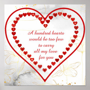 Póster A Hundred Hearts, 