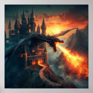 Póster A.I. Fire Breathing Drake