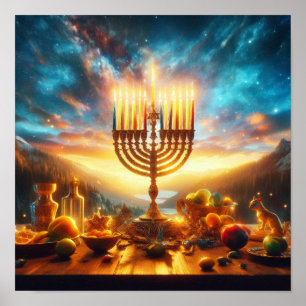 Póster A.I. Hanukkah