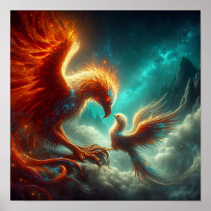 Póster A.I. Madre Fénix e hijo