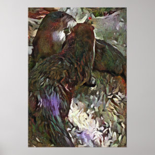 Póster A.I. Otters jugando a la diversión caprichosa