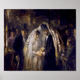 Póster A Jewish Wedding by Jozef Israëls