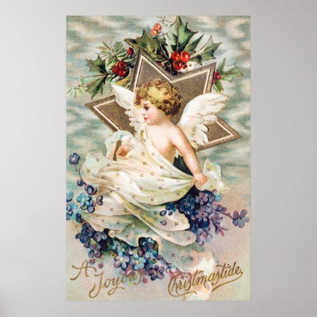 Póster A Joyous Christmastide (1908) de International Art (Frente)