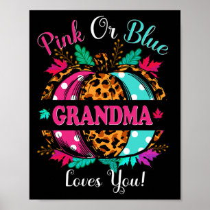 Póster A La Abuela Rosa O Azul Le Encanta La Calabaza De