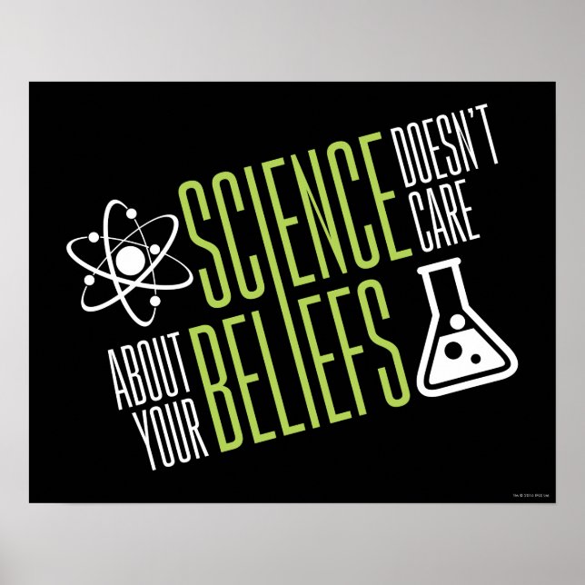 Póster A la ciencia no le importa (Frente)
