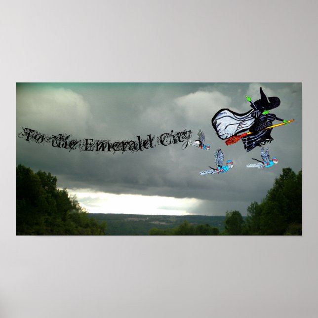 PÓSTER A LA CIUDAD DE EMERALD (Frente)