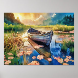 Póster A la deriva en las cañas