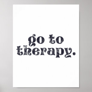 Póster A la Diversión Terapéutica sobre la Salud Mental