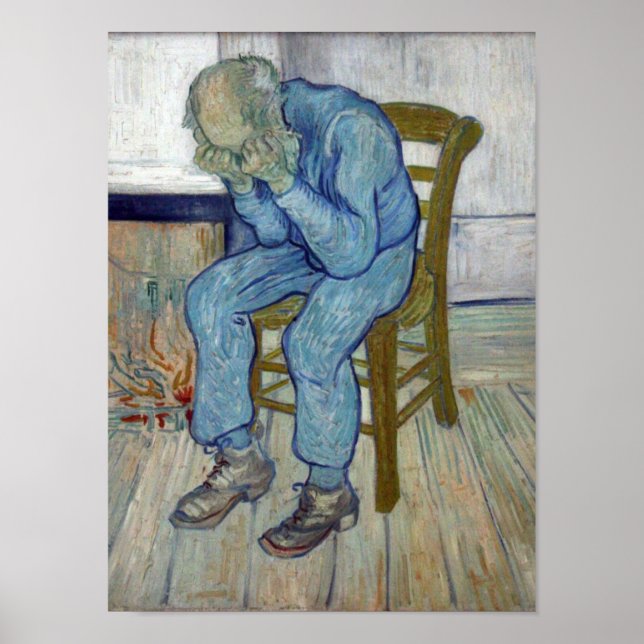 Póster A la entrada de Eternity por Vincent van Gogh (Frente)