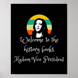 Póster A la Historia Señora Vp Harris Inauguración de Cit