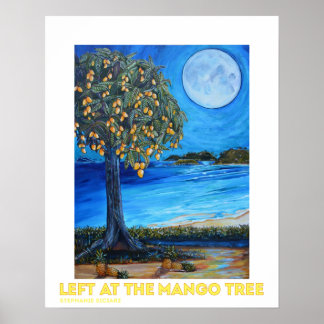 Póster A La Izquierda En El Poster Del Árbol De Mango