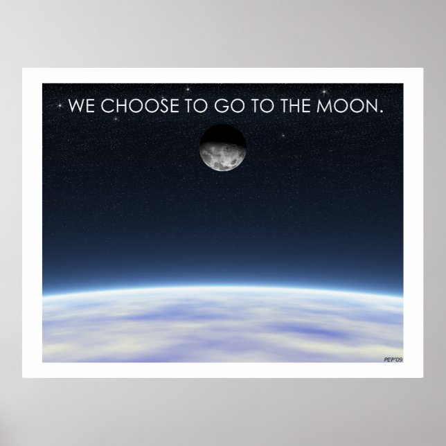Póster A La Luna (Frente)