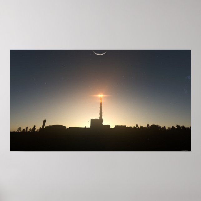 Póster A la luna (Frente)