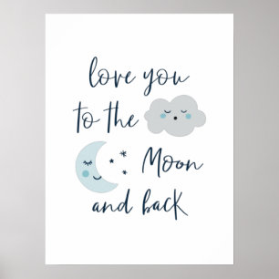 Póster A la luna