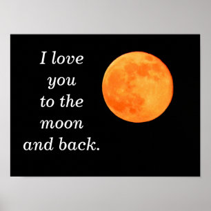 Póster a la luna - poster