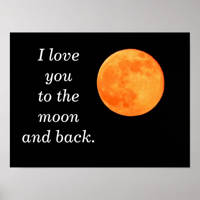 Póster a la luna - poster (Frente)