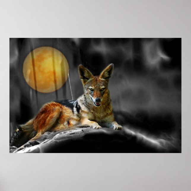 Póster A la luz de la luna (Frente)